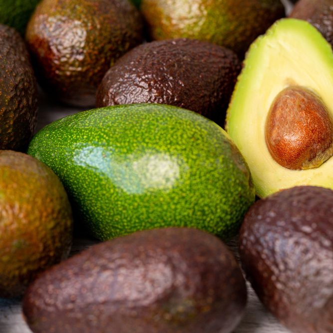 apoyo minoristas de aguacates